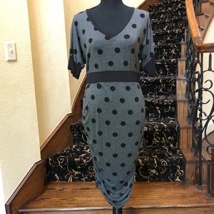Kimi + Kai Maternity polka dot dress sz s NWOT